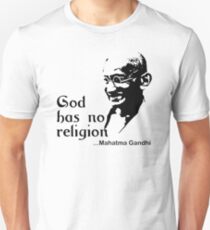Gandhi God Has No Religion Unisex T-Shirt