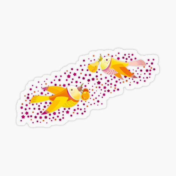 Autumn Love Transparent Sticker
