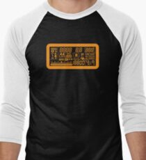 Canon Camera LCD panel Men's Baseball ¾ T-Shirt