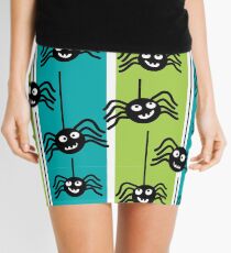 Halloween Spiders Dangling Mini Skirt