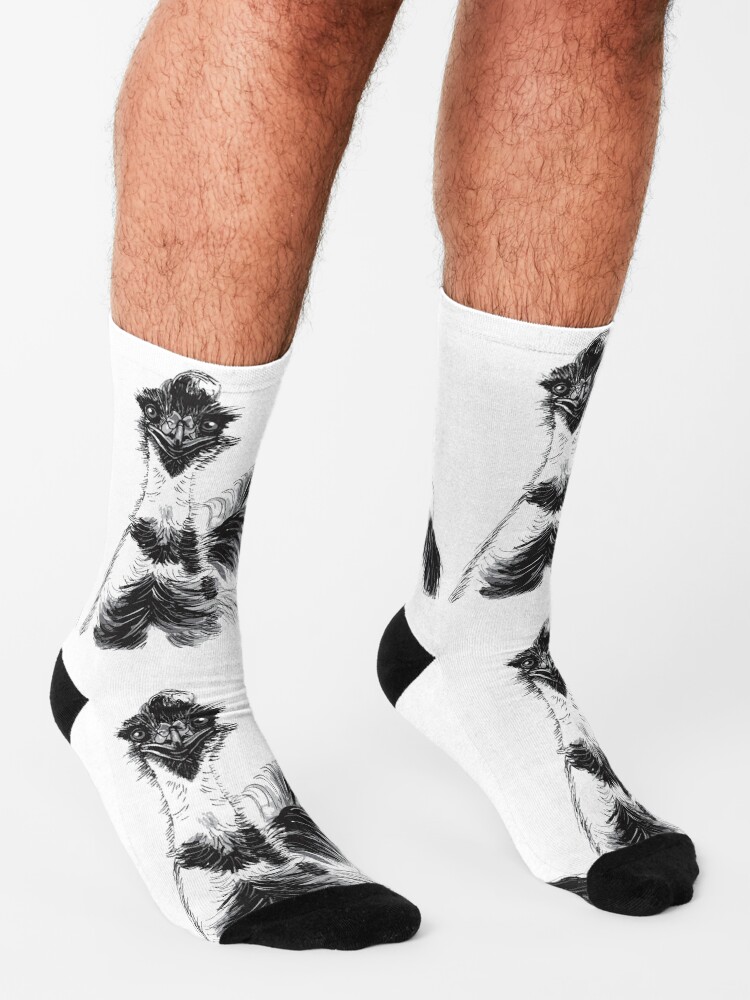Alternate view of Emu Black and White Socks