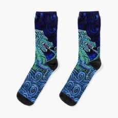 Chinese Azure Dragon Sock