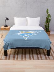 The LIU Sharks Throw Blanket