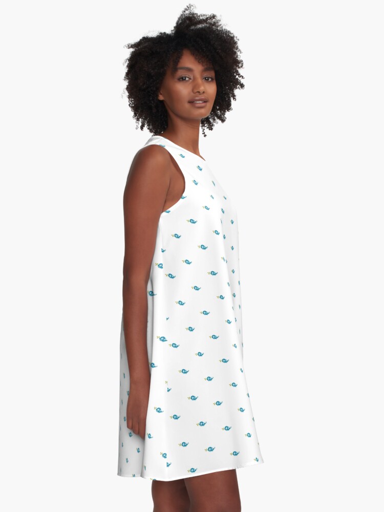 Alternate view of Blue Bird A-Line Dress