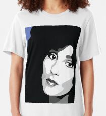 Cher Portrait Slim Fit T-Shirt