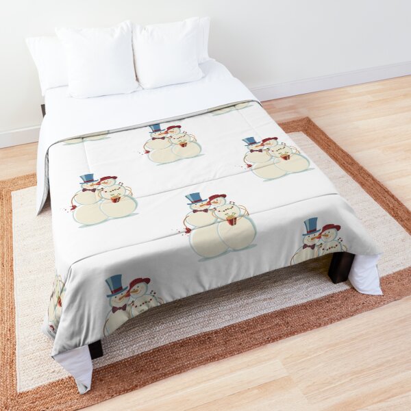 Snowmen Love Comforter