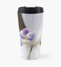 Albino Silky Blue Orchid Travel Mug