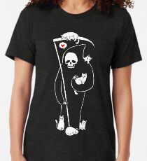 Der Tod ist eine Katze Person Vintage T-Shirt