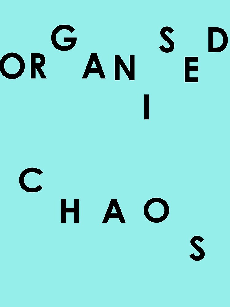 Organised Chaos - Drawstring Bag by embourne