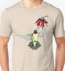 Red Throated Hummingbird Unisex T-Shirt