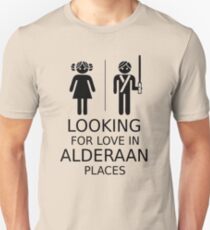 Auf der Suche nach Liebe in Alderaan Orten Slim Fit T-Shirt