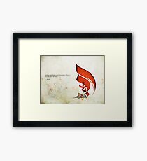 Arabic Calligraphy - Rumi - Lovers Framed Print