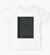 USGS Topo Map Oregon Battle Ax 20110721 TM Inverted Kids Tee