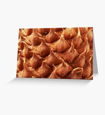 Cycad Cone Detail Greeting Card