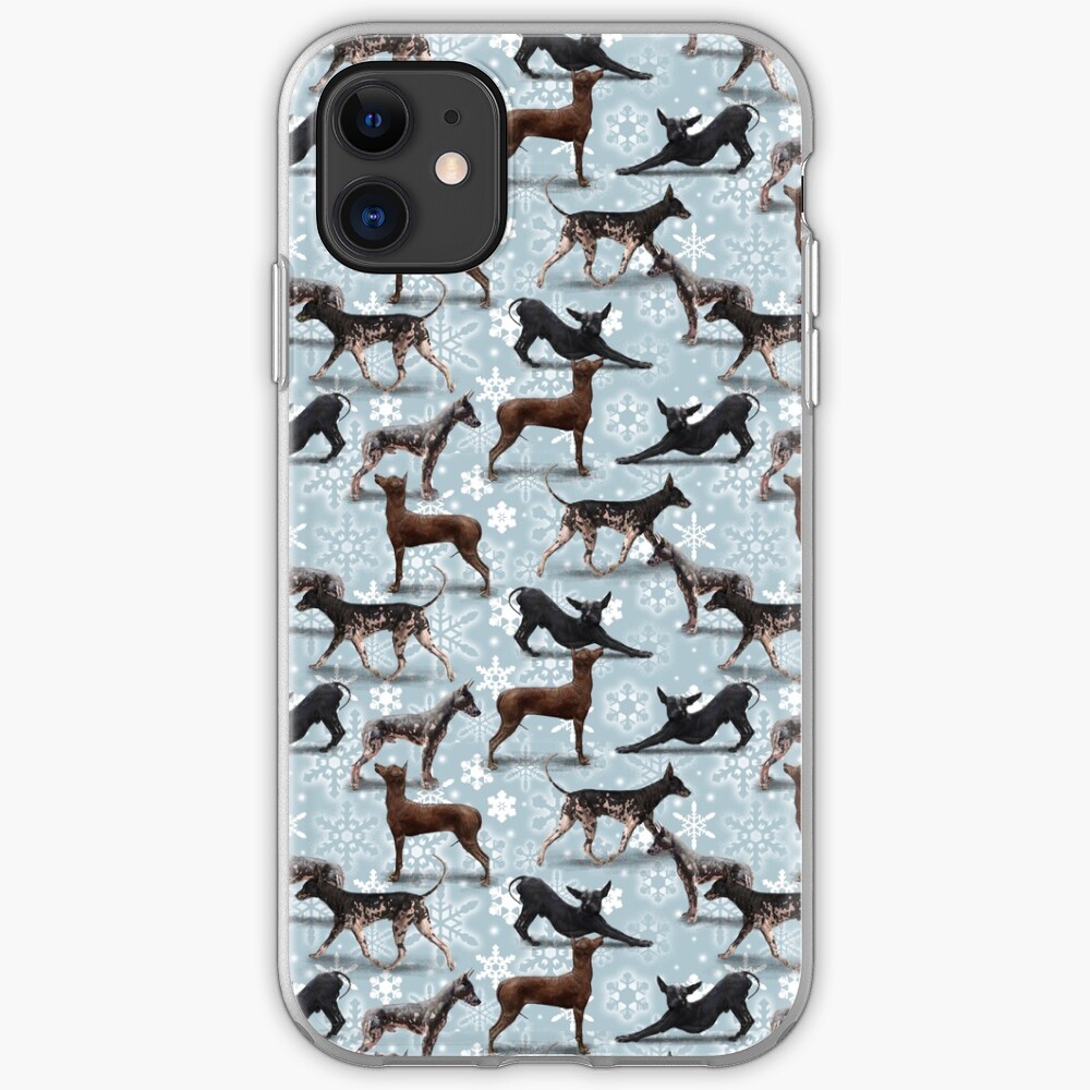 The Christmas Peruvian Hairless Dog iPhone Case & Cover
