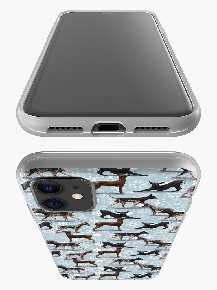 Alternate view of The Christmas Peruvian Hairless Dog iPhone Case & Cover
