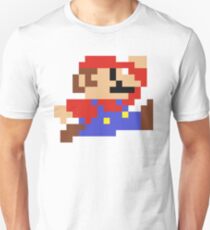 8-Bit Mario Nintendo Jumping Unisex T-Shirt