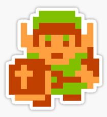 8-Bit Legend Of Zelda Link Nintendo Sticker