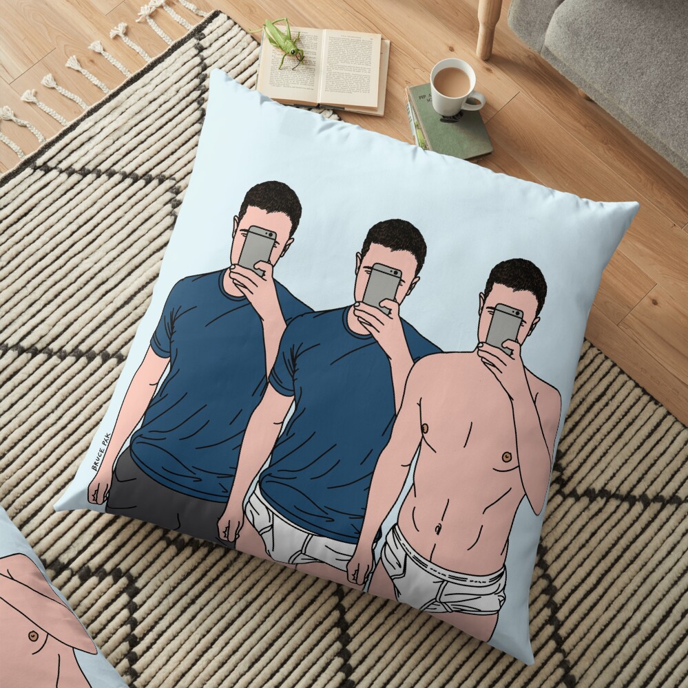 States of Undress Floor Pillow