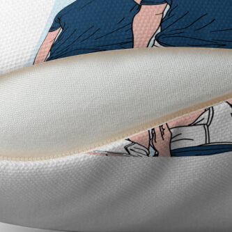 Alternate view of States of Undress Floor Pillow