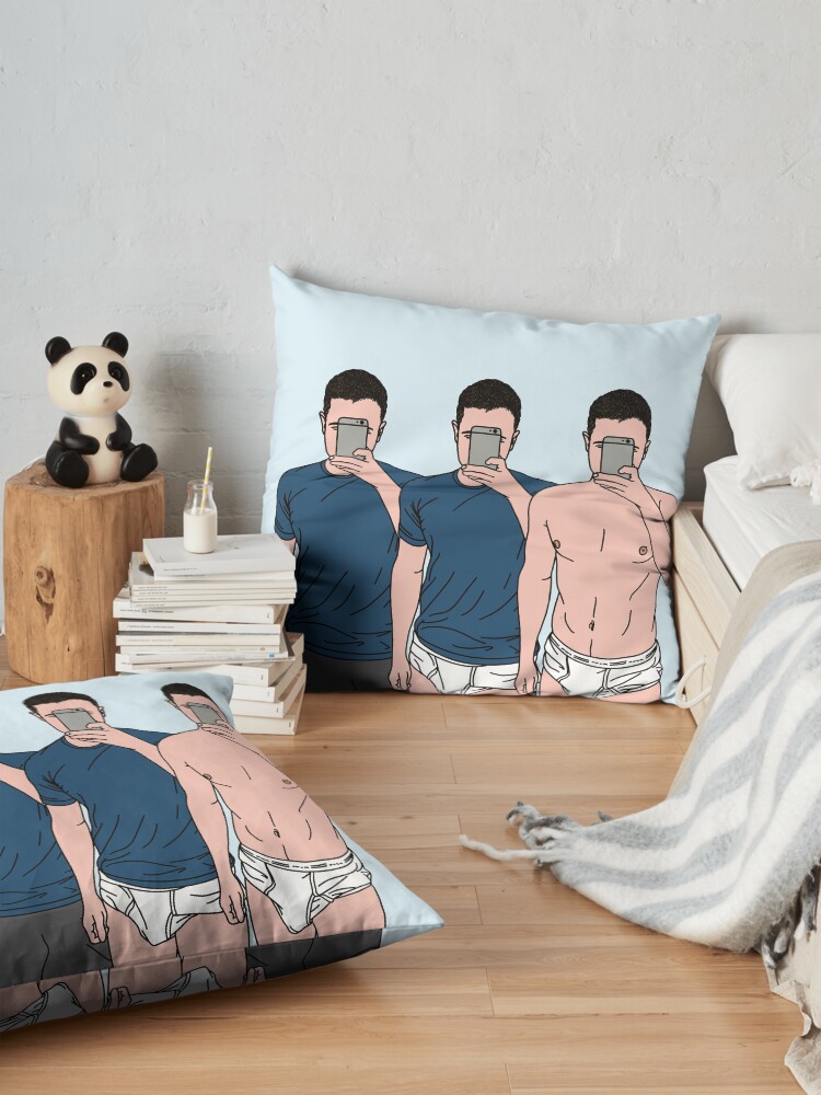 Alternate view of States of Undress Floor Pillow