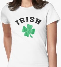 Irish Shamrock Women's Fitted T-Shirt