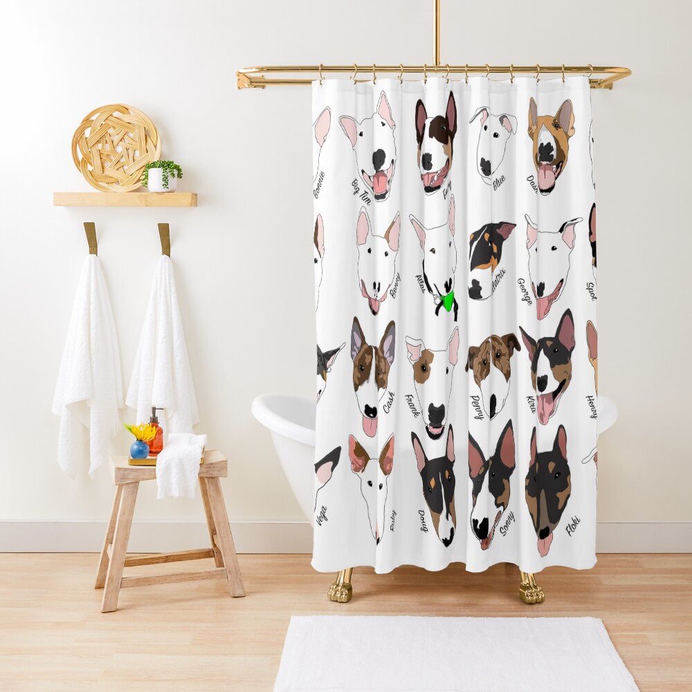 Glasgow Bull Terrier Club Shower Curtain