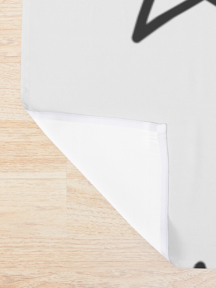 Alternate view of Star shape Shower Curtain