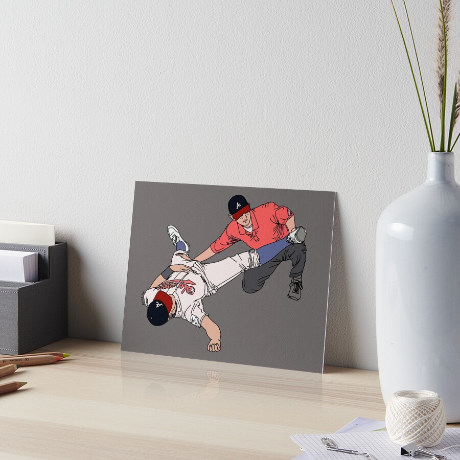 Oh Yeah, Right There Coach Art Board Print