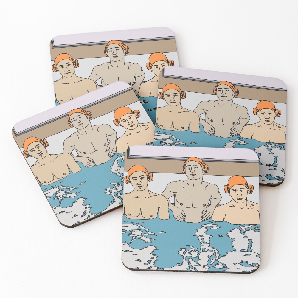 Sunday Sauna Coasters (Set of 4)