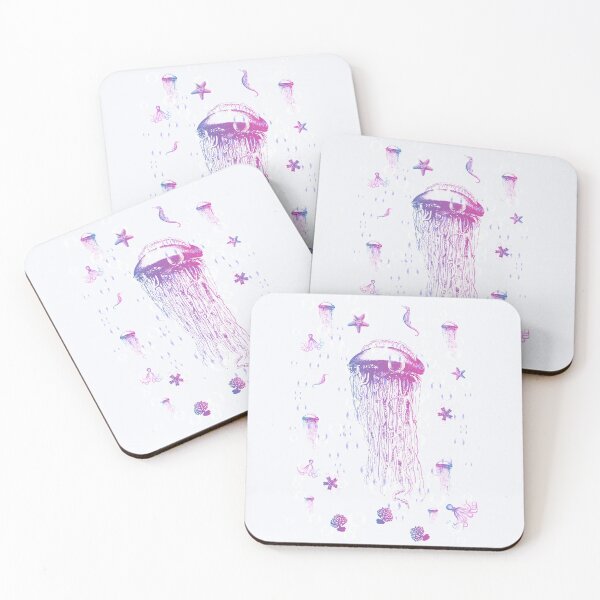Under the Sea Coasters (Set of 4)