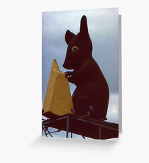 A sign Somewhere in Michigan Greeting Card