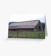 Barn at Whitney, Oregon Greeting Card