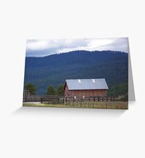 Vey Ranch - Starkey, Oregon Greeting Card