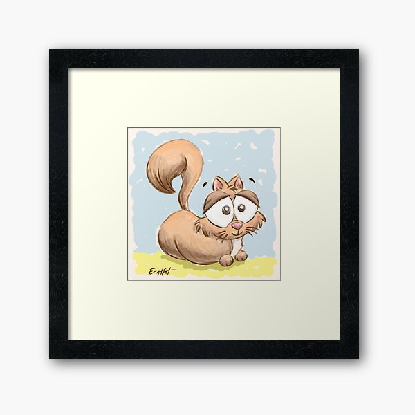 Little Kitten! Framed Art Print