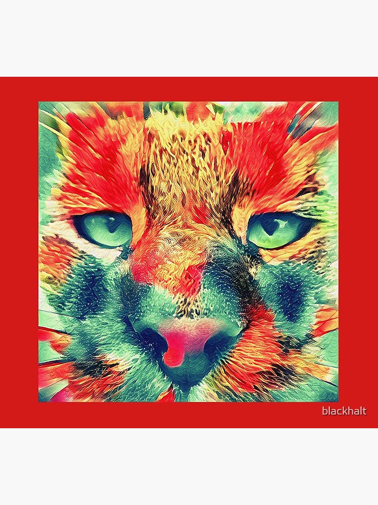 Artificial neural style wild cat by blackhalt