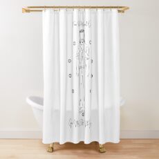 Colorblind (Black) Shower Curtain