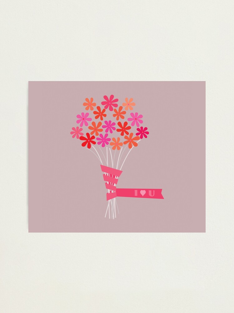 Alternate view of Flowers for You! Photographic Print