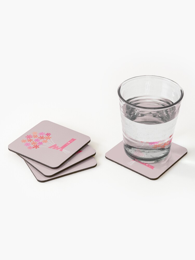 Alternate view of Flowers for You! Coasters (Set of 4)