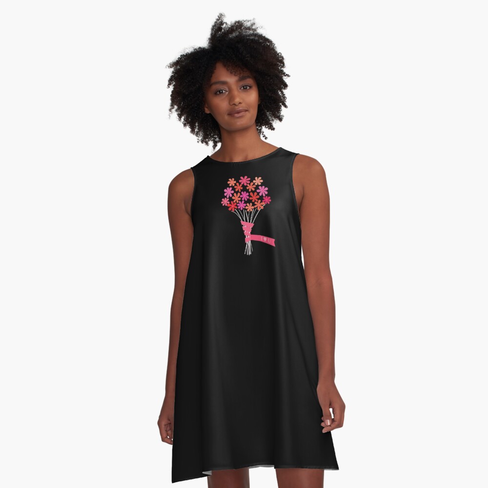 Flowers for You! A-Line Dress