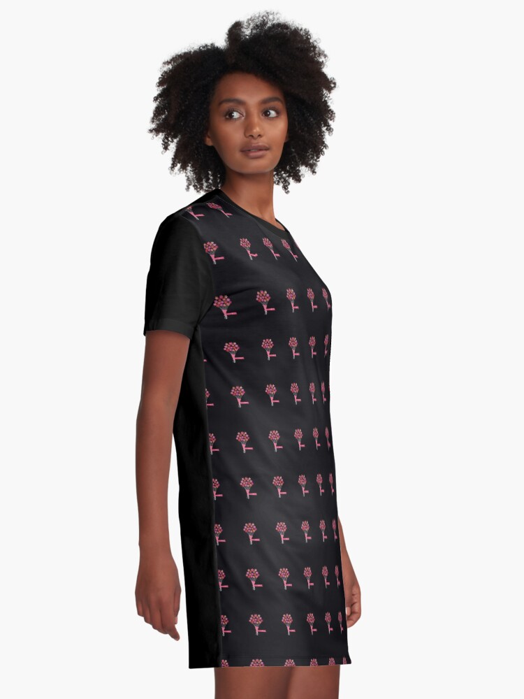 Alternate view of Flowers for You! Graphic T-Shirt Dress