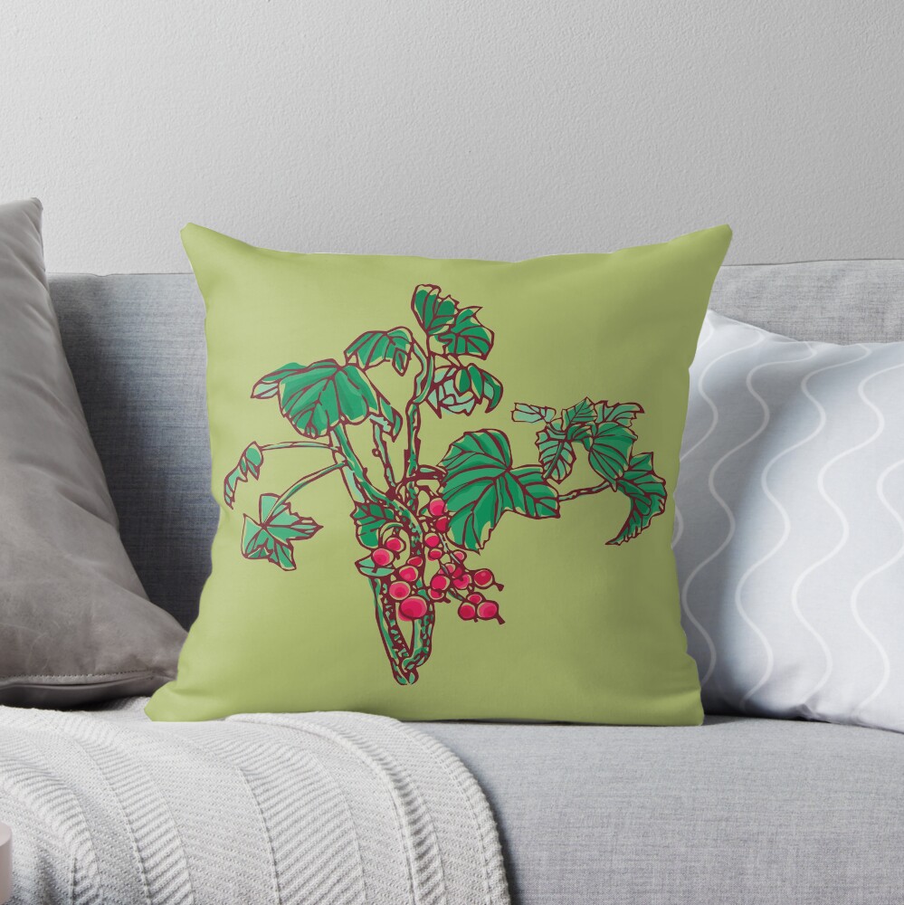Currant Throw Pillow
