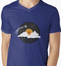 Sunburst Records Men's V-Neck T-Shirt