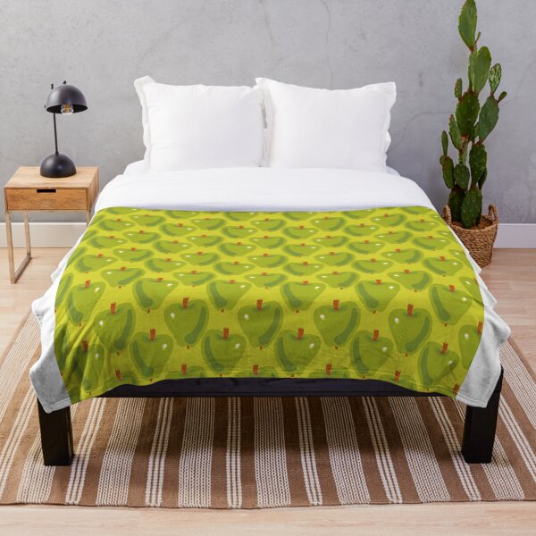 Green Apple Throw Blanket