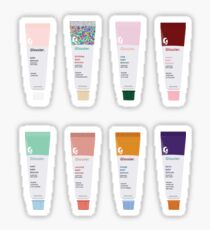 glossier balm dotcom set Sticker