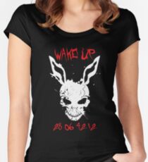 Wake Up Donnie Women's Fitted Scoop T-Shirt