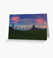 Kalees Deemis - City in the Mist Greeting Card