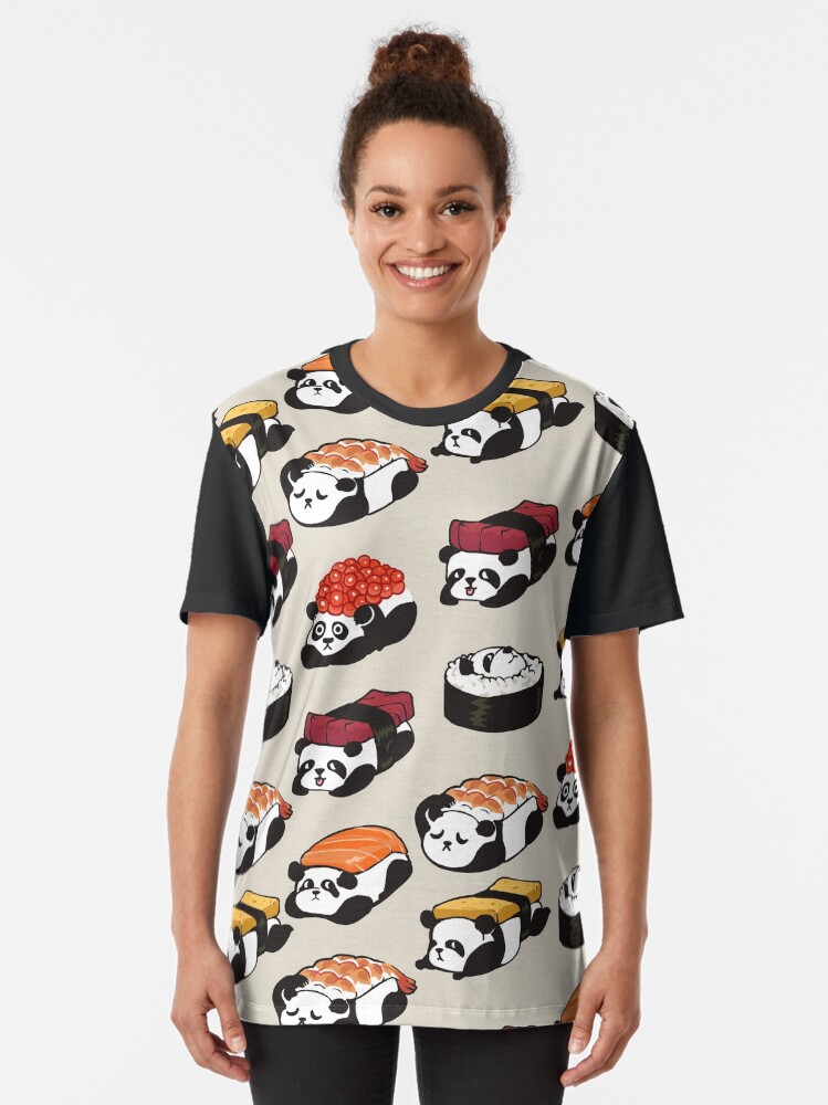 Alternate view of SUSHI PANDA Graphic T-Shirt