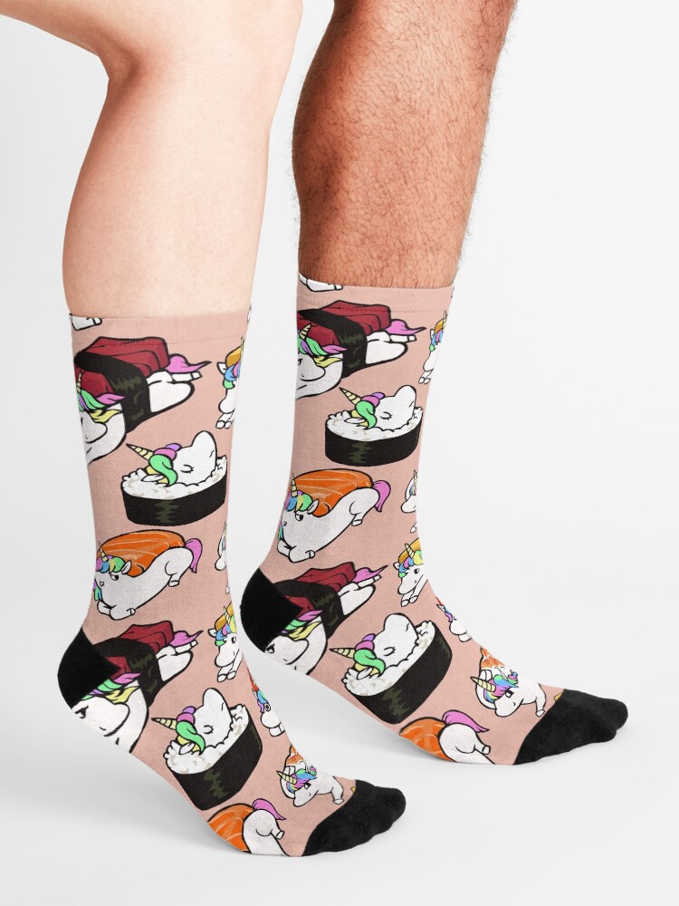 Alternate view of Sushi Unicorn Socks
