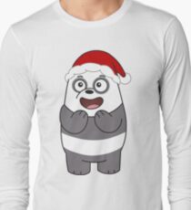 Panda Xmas Long Sleeve T-Shirt